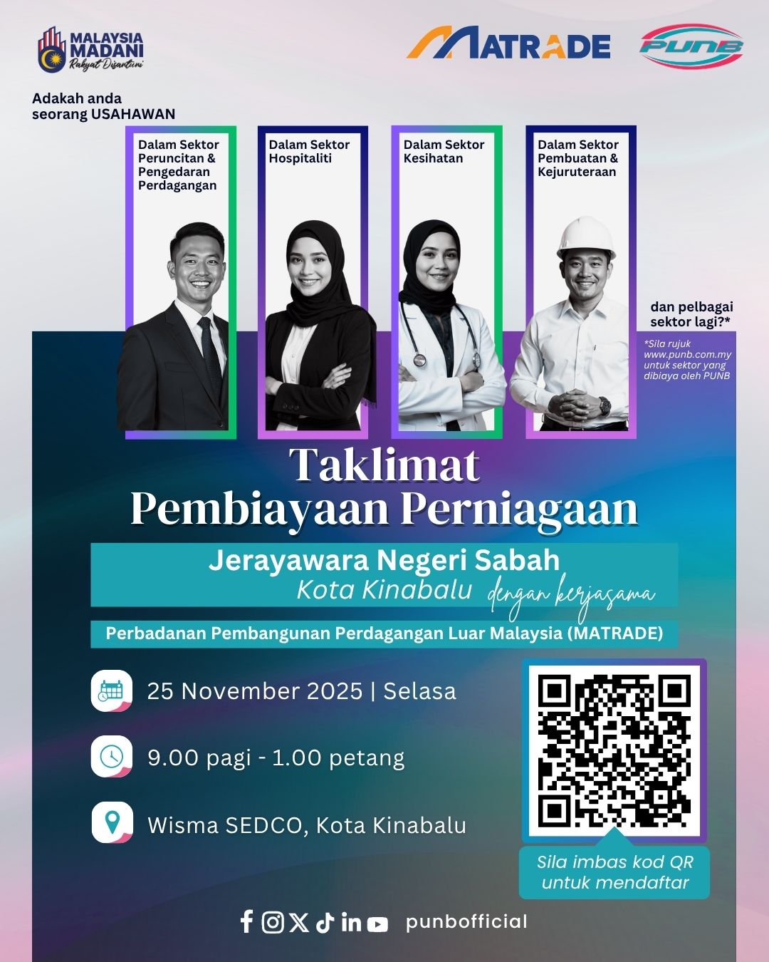 [Jerayawara Negeri Sabah/Kota Kinabalu] - Taklimat Pembiayaan Perniagaan PUNB