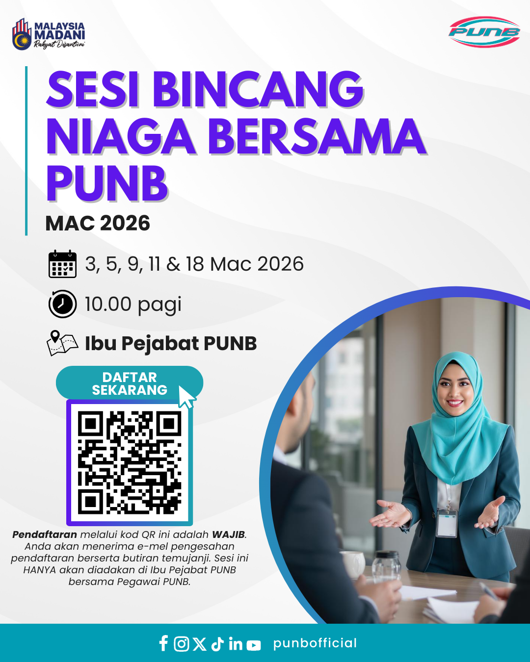 [Ibu Pejabat] - Sesi Bincang Niaga Bersama PUNB