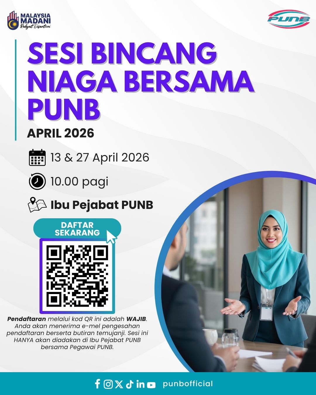 [Ibu Pejabat] - Sesi Bincang Niaga Bersama PUNB